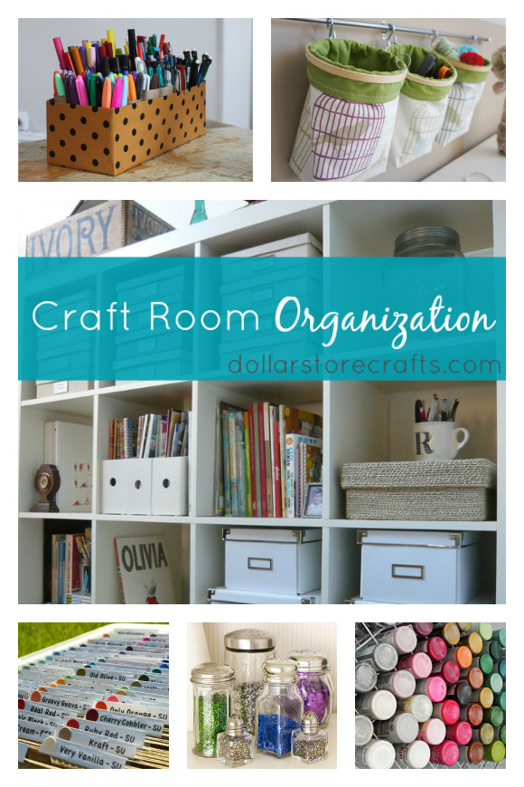 Craft Organization Ideas
 10 Craft Room Organization Ideas Dollar Store Crafts