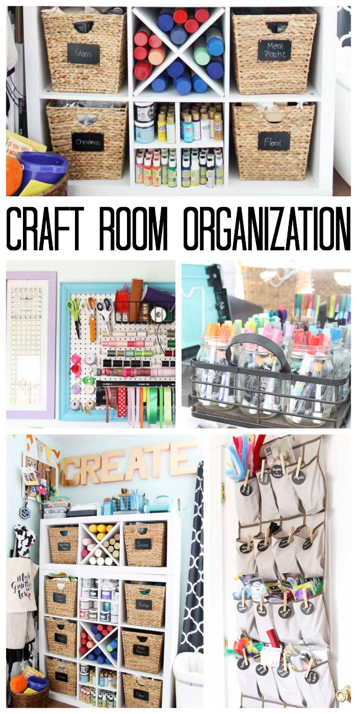 Craft Organization Ideas
 Craft Room Organization Ideas from a Craft Blogger The