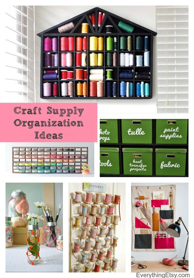 Craft Organization Ideas
 Organizing Craft Supplies–Fresh Ideas to Inspire