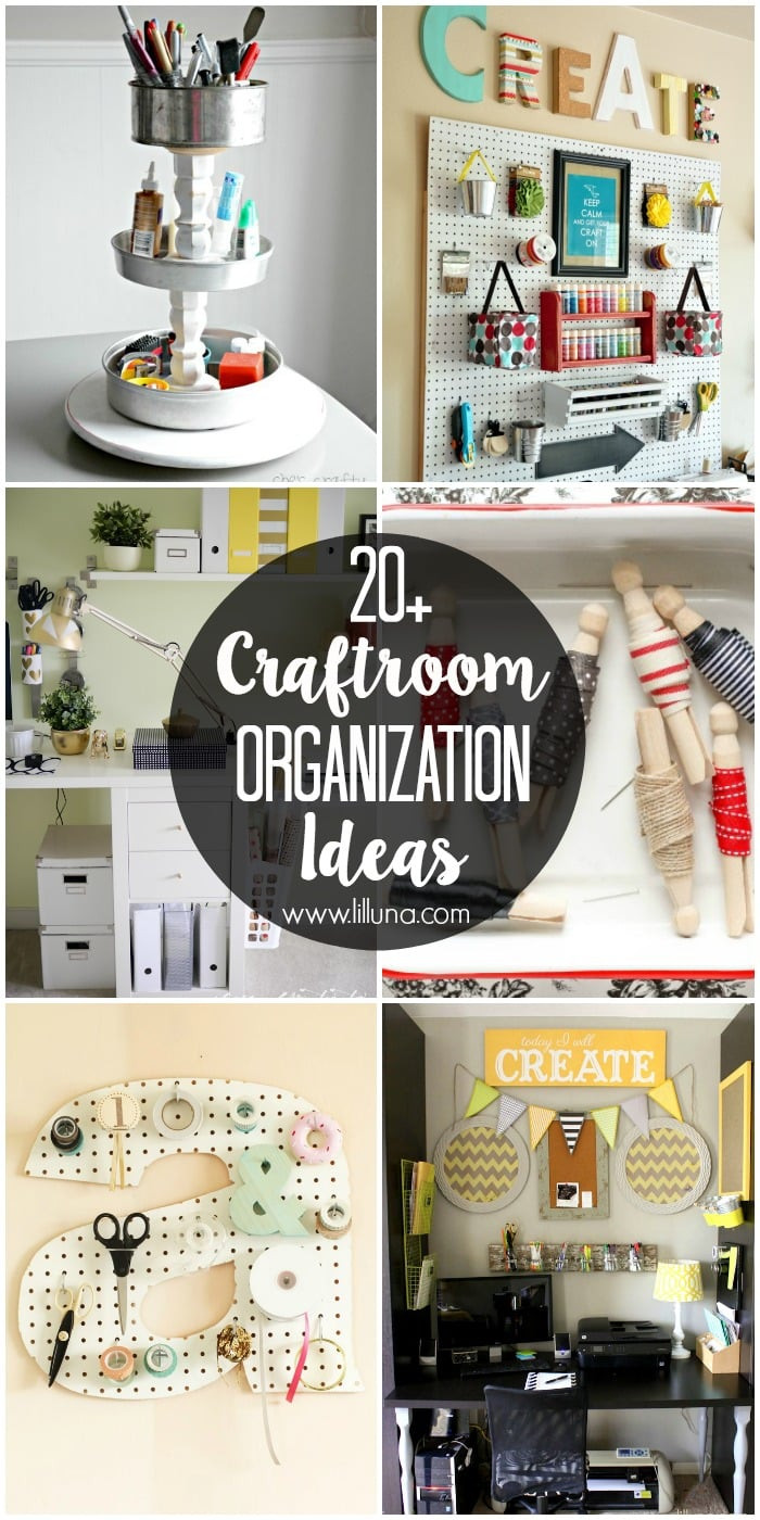Craft Organization Ideas
 Craft Room Organization Ideas Lil Luna