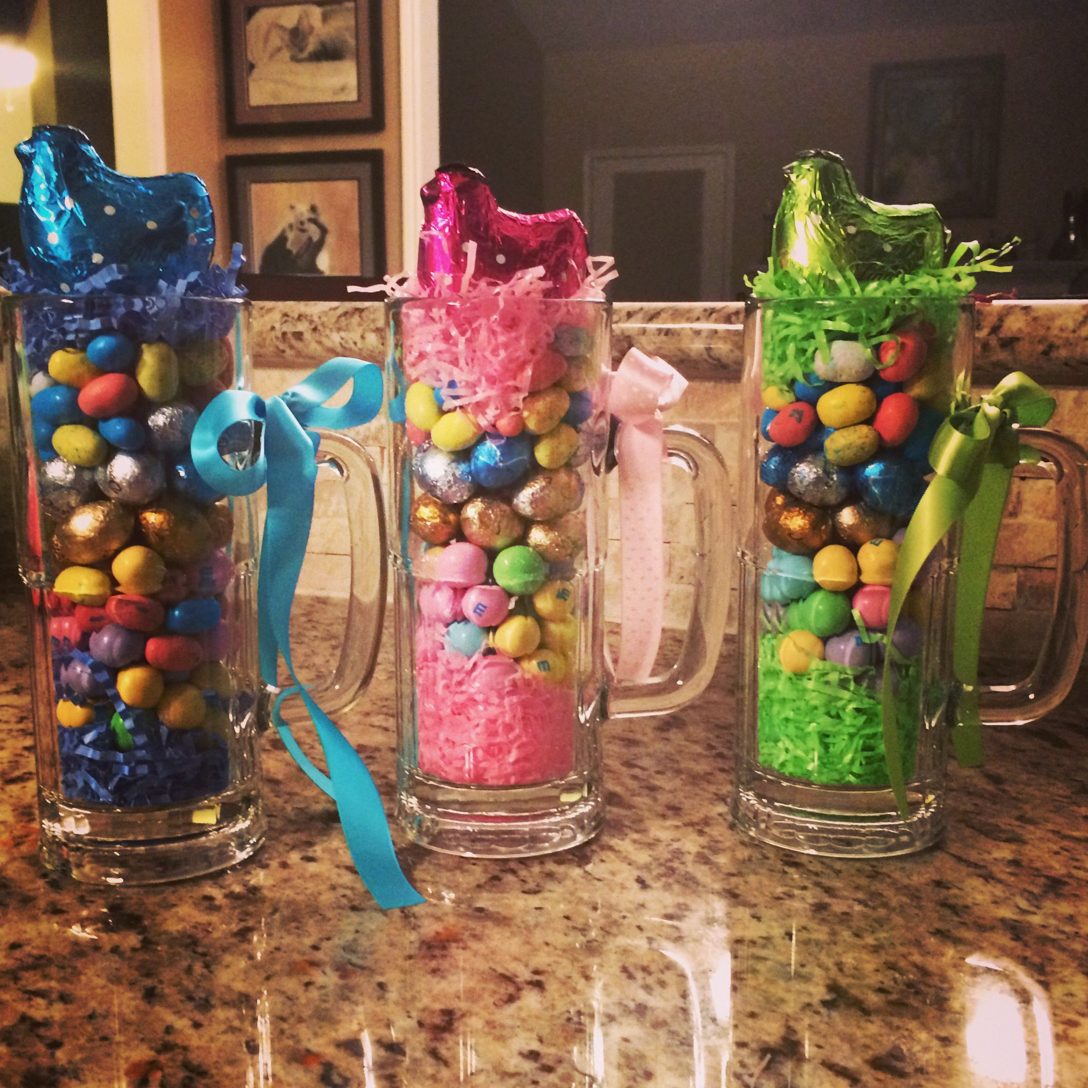 Craft Parties For Adults
 Grown Up "Easter Basket " great Spring party favors for adults I bought a package of beer