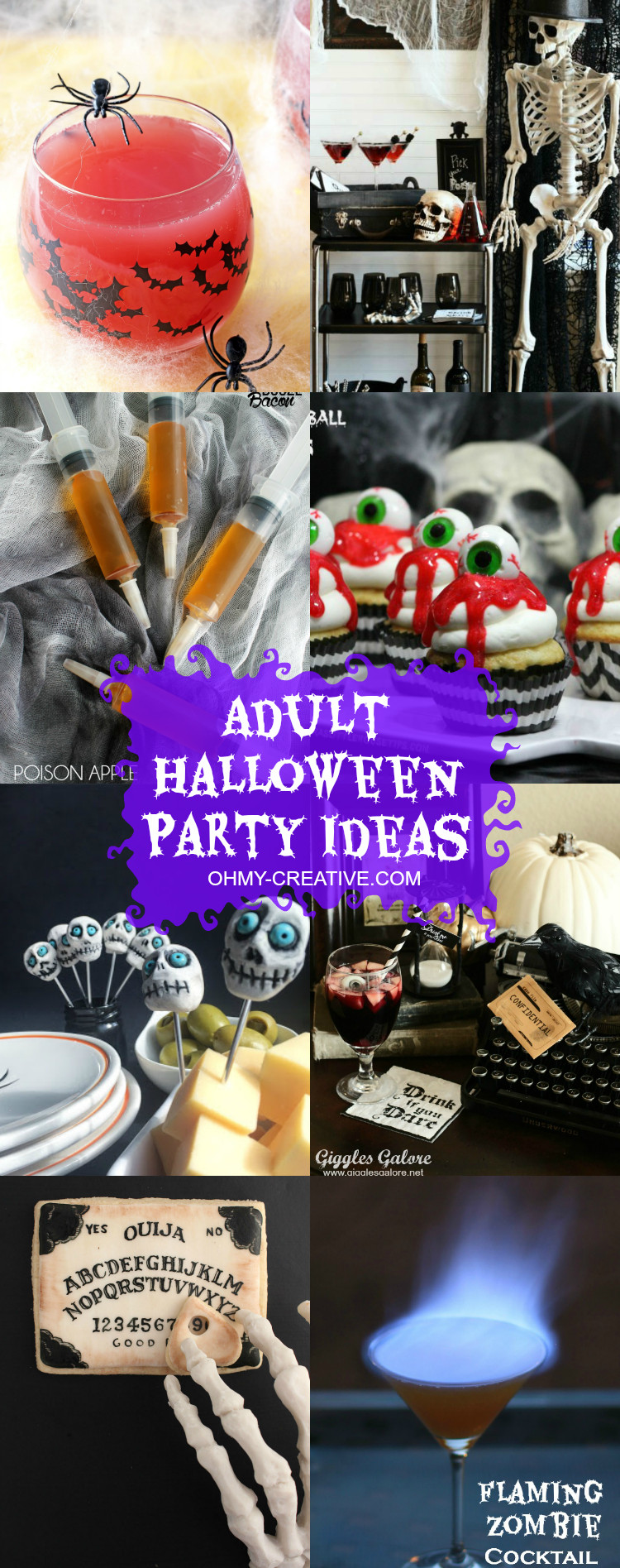 Craft Parties For Adults
 Adult Halloween Party Ideas Oh My Creative