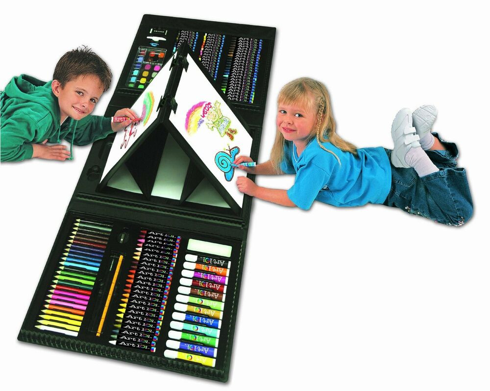 Craft Sets For Toddlers
 Art Set Kids Piece Drawing Artist Painting 101 Kit Case