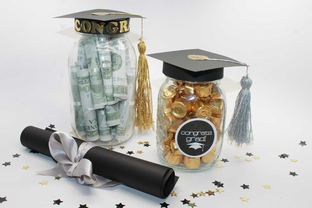 Crafty Graduation Party Ideas
 DIY Graduation Mason Jar Party Gifts Favors Free Printable
