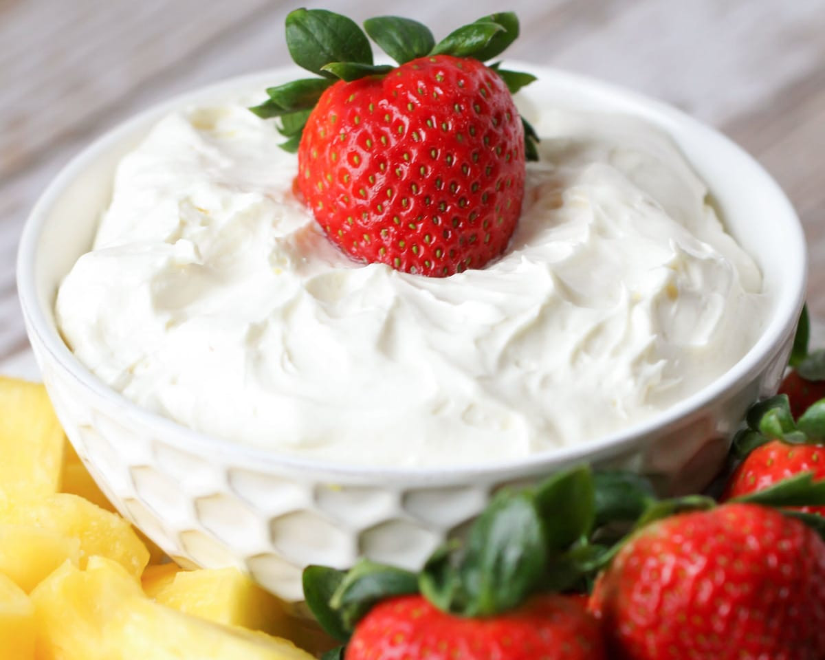 Cream Cheese Dessert Dip
 EASY Yogurt Fruit Dip Recipe