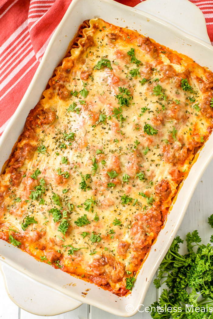Cream Cheese Lasagna
 Cream Cheese Lasagna recipe CentsLess Meals