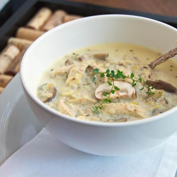 Cream Of Mushroom Soup Chicken Recipe
 Creamy Roasted Chicken And Ve able Soup Recipe
