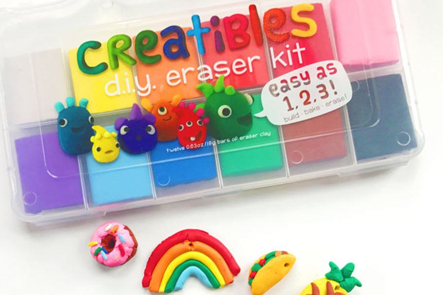 Creatables DIY Eraser Kit
 DIY Pencil Eraser Ornaments