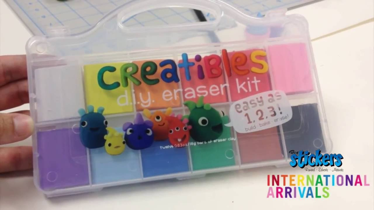 Creatables DIY Eraser Kit
 Creatibles DIY Eraser Kit 12 Clay Colours