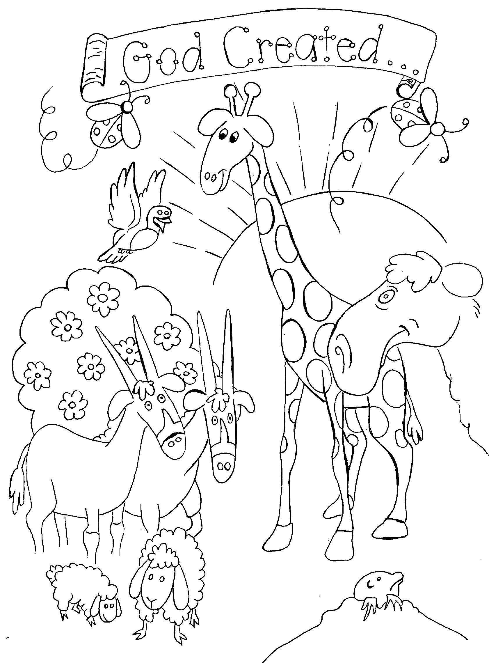 Creation Coloring Pages For Toddlers
 creation coloring pages 1681×2278