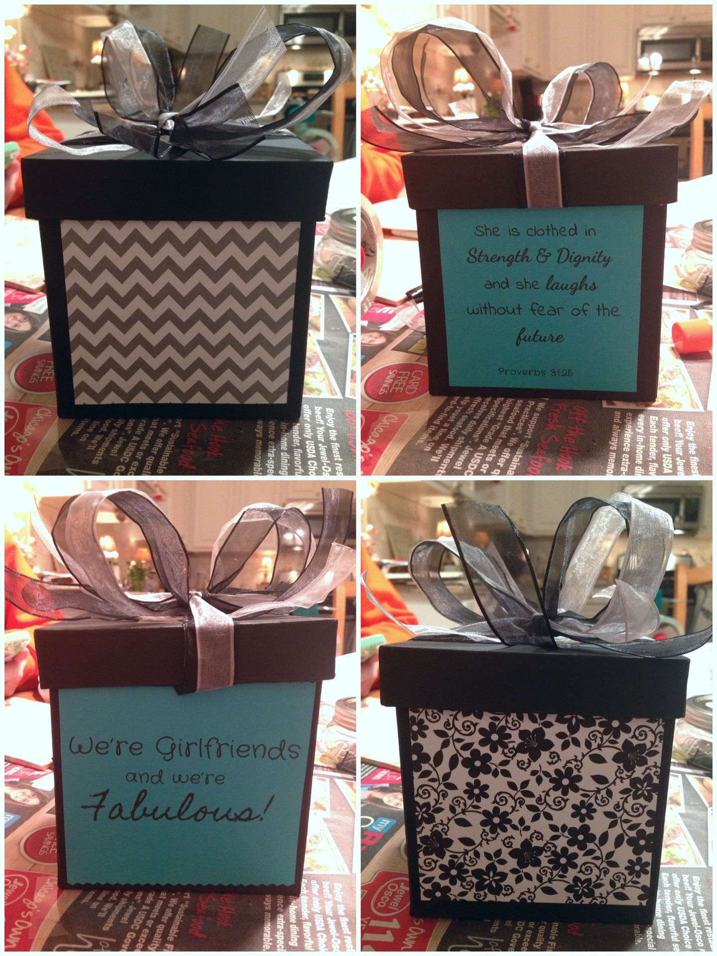 Creative Gift Ideas For Best Friend
 DIY Gift box I made for my friends 18th Birthday