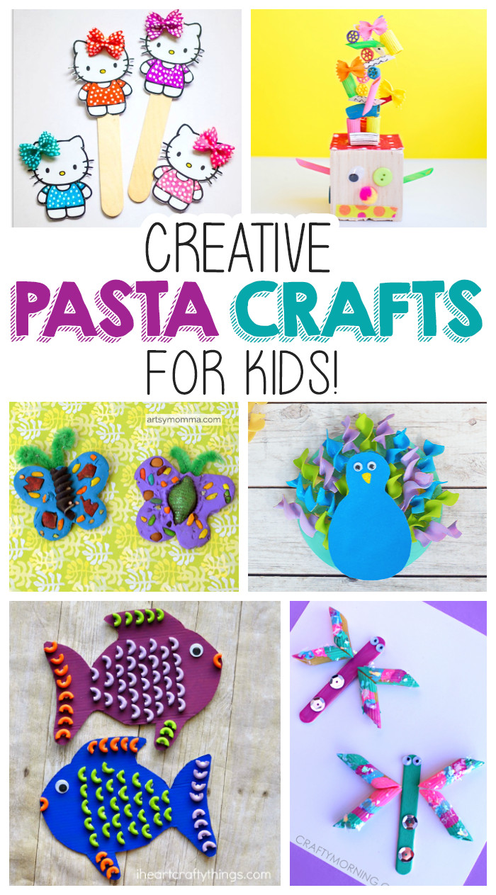 Creative Project For Kids
 Creative Pasta Crafts For Kids