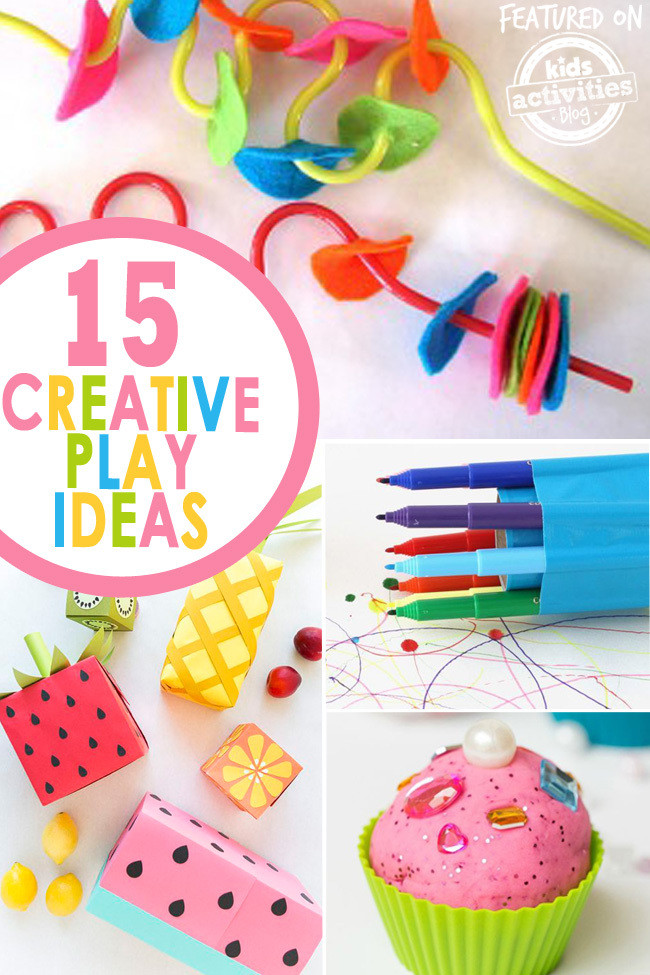Creative Project For Kids
 15 Creative Play Ideas for Kids and Moms 