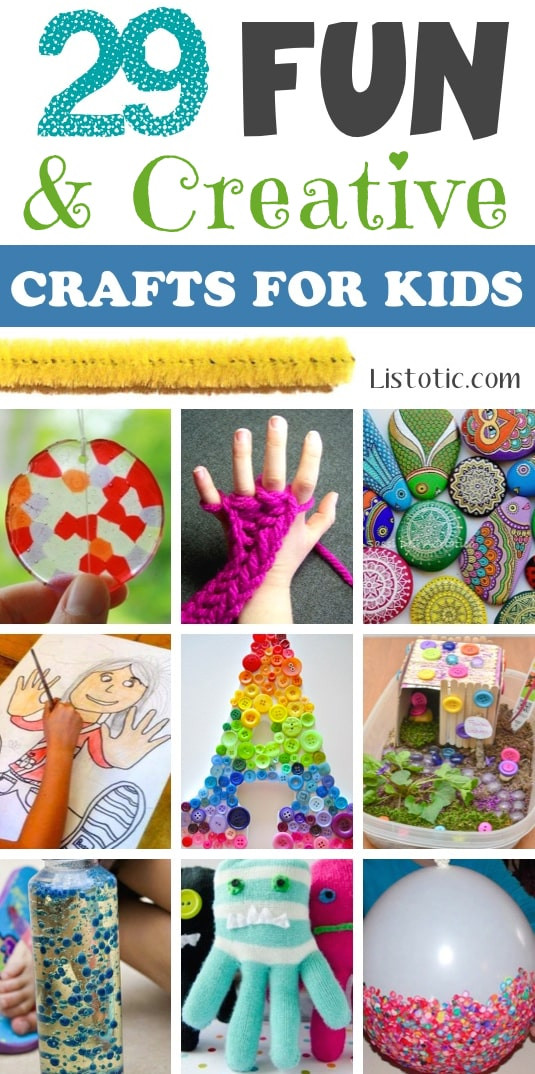 Creative Project For Kids
 29 The BEST Crafts For Kids To Make projects for boys
