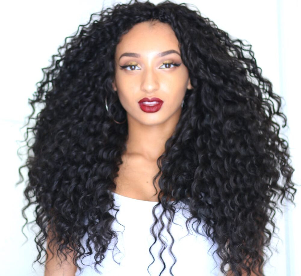 Crochet Hairstyles Curly
 River Curls Curly long lasting fibre hair for crochet