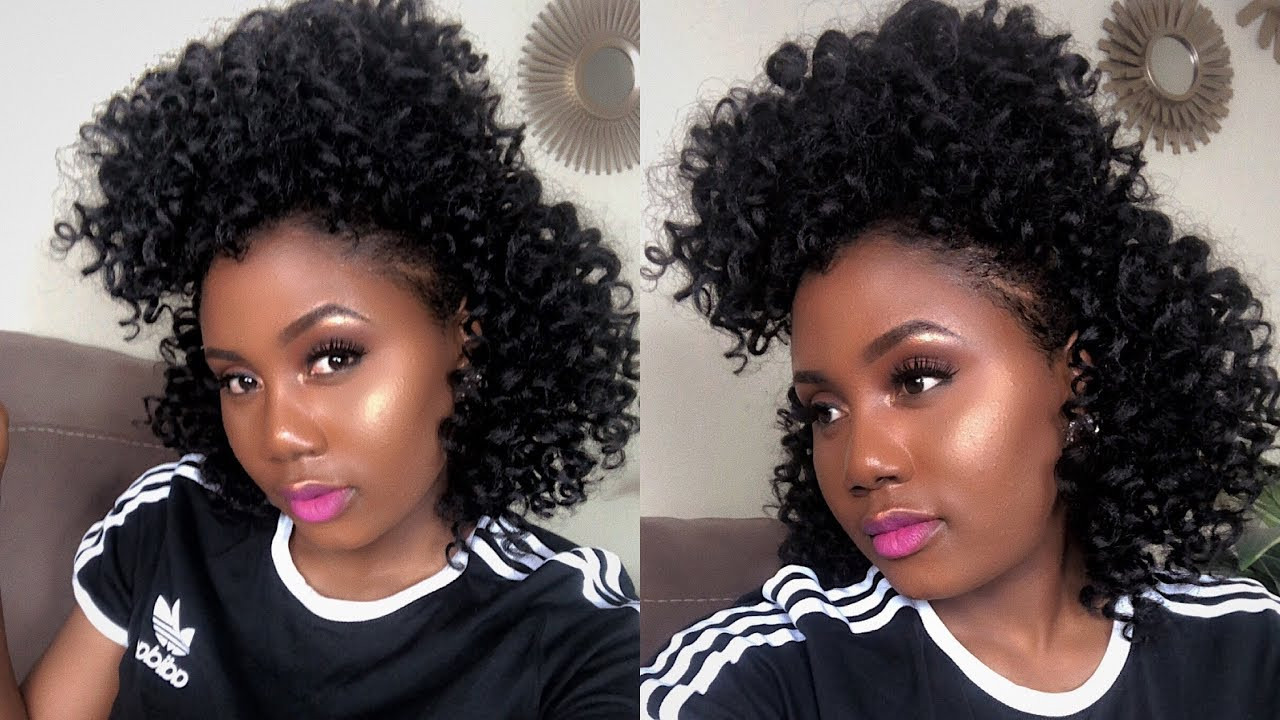 Crochet Hairstyles Pictures
 No Cornrow Crochet Hairstyle Half Up & Half Down