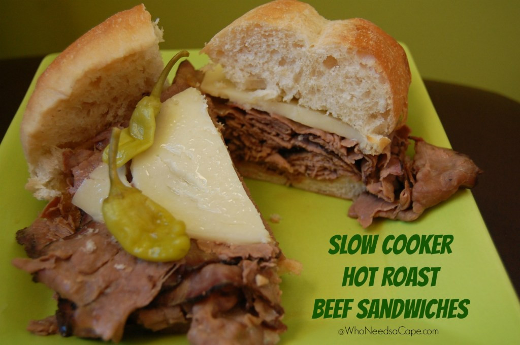 Crockpot Roast Beef Sandwiches Recipe
 Slow Cooker Hot Roast Beef Sandwich Who Needs A Cape
