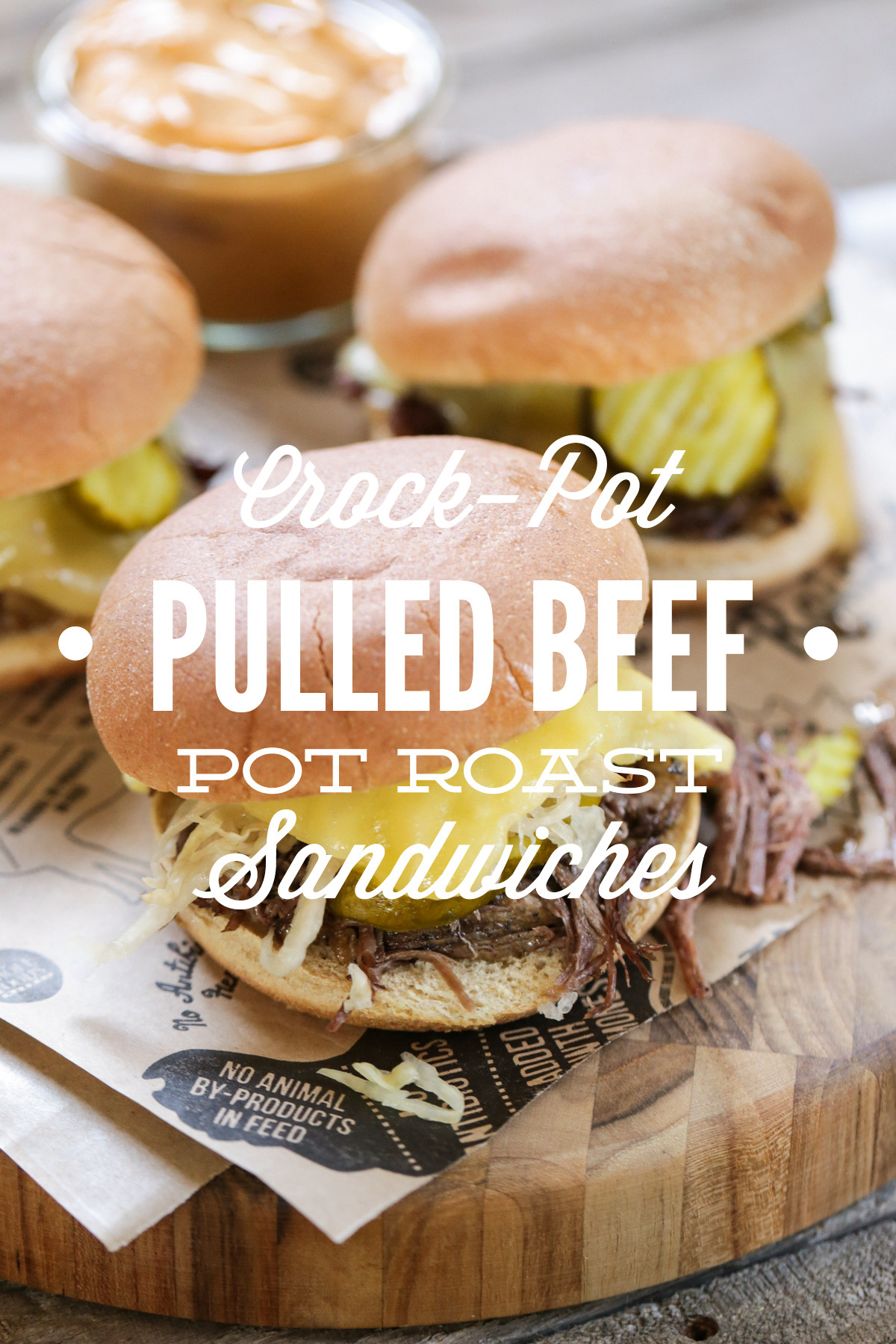 Crockpot Roast Beef Sandwiches Recipe
 Crock Pot Pulled Beef Pot Roast Sandwiches Live Simply