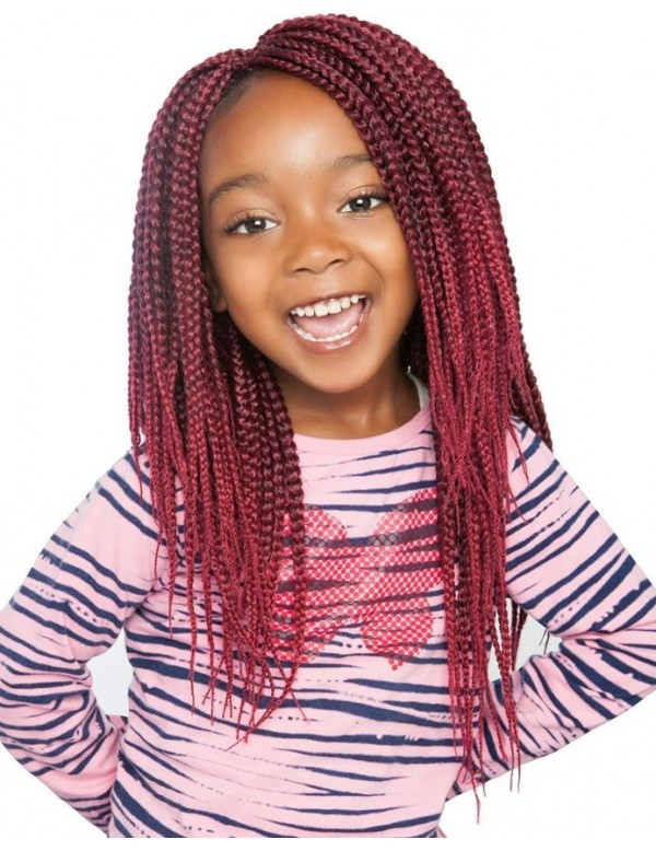 Croshay Hair For Kids
 Afri Naptural Synthetic Kids Crochet Kr07 Kids Box Braid
