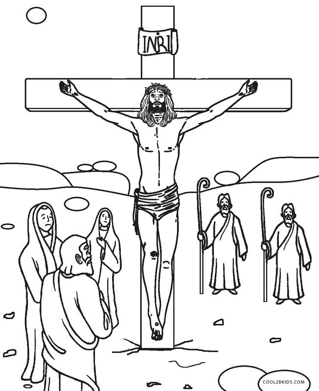Cross Coloring Pages For Kids
 Free Printable Cross Coloring Pages For Kids