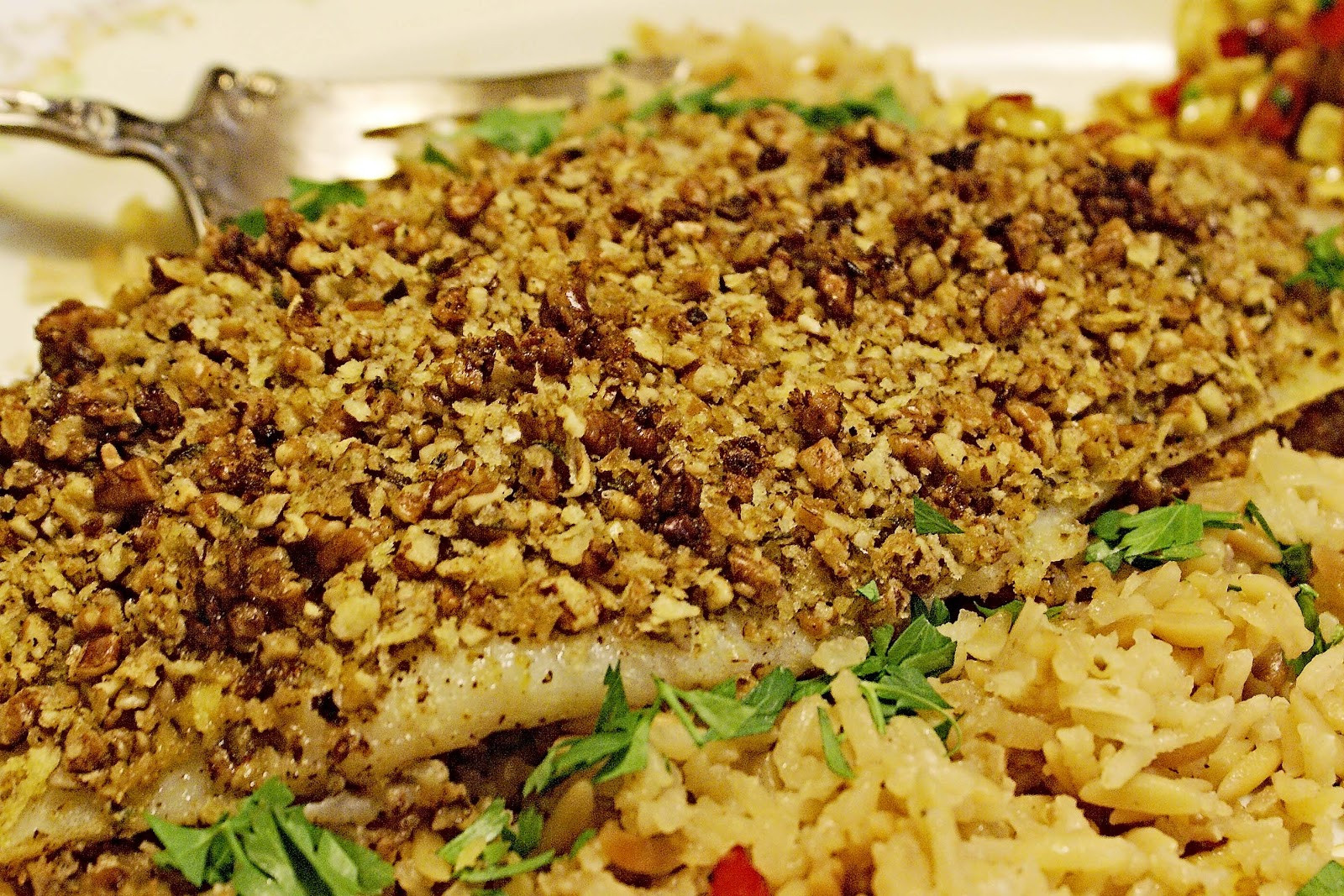 Crusted Fish Recipes
 The Hungry Lovers Pecan Crusted Fish Fillets