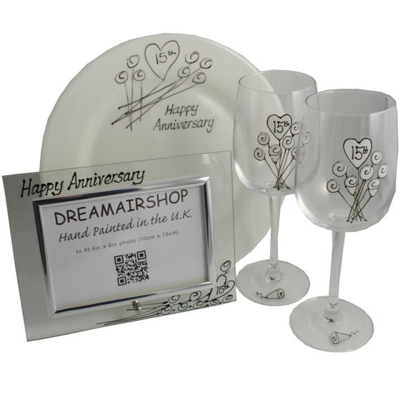 Crystal Anniversary Gift Ideas
 Items similar to PERSONALISED 15th Crystal Wedding