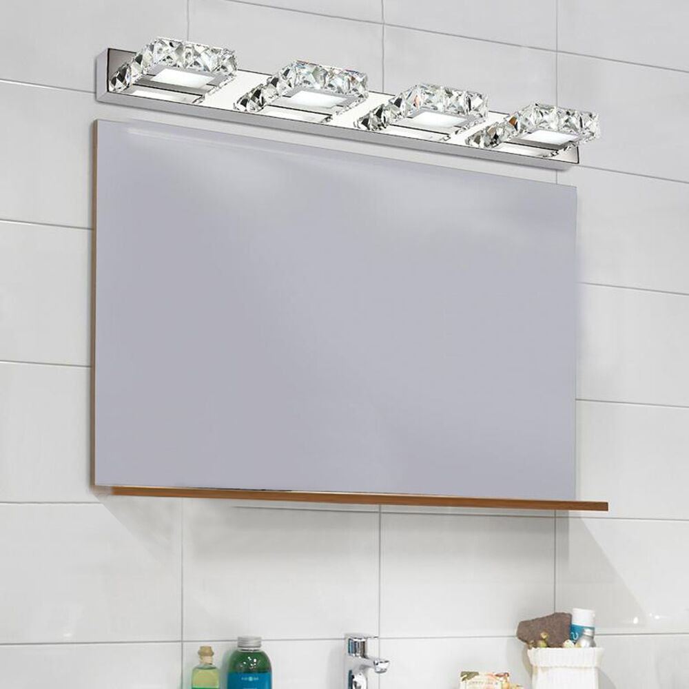 Crystal Bathroom Lights
 Crystal LED Mirror Light Bathroom Toilet Waterproof Home