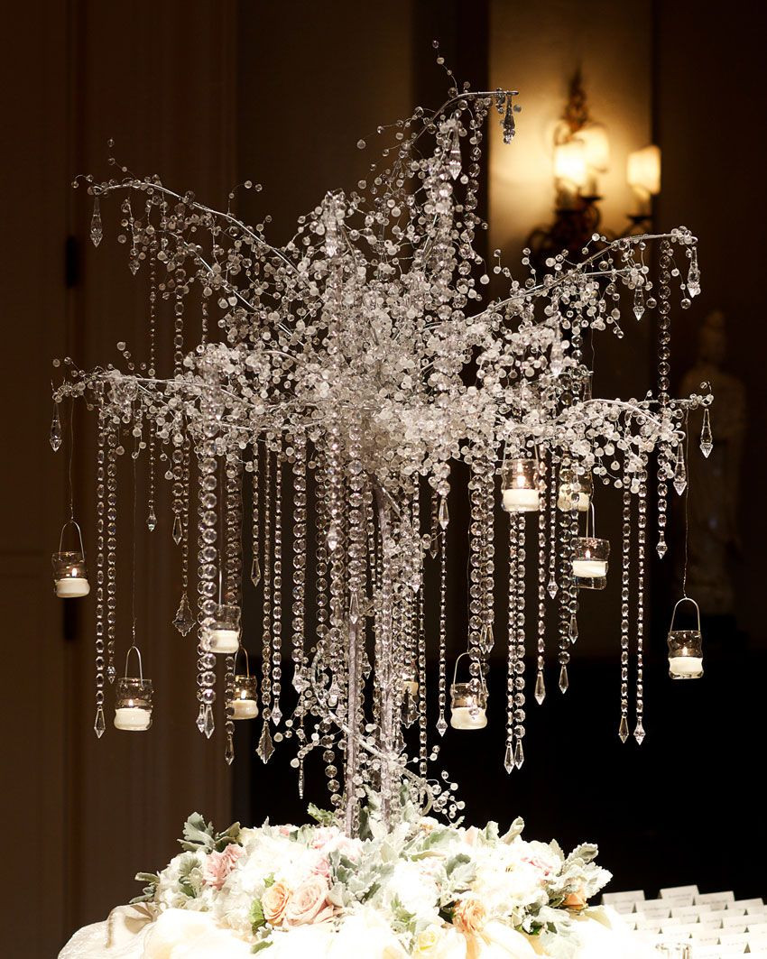 Crystal Wedding Decorations
 CJ this is your trees and we can do this with them also