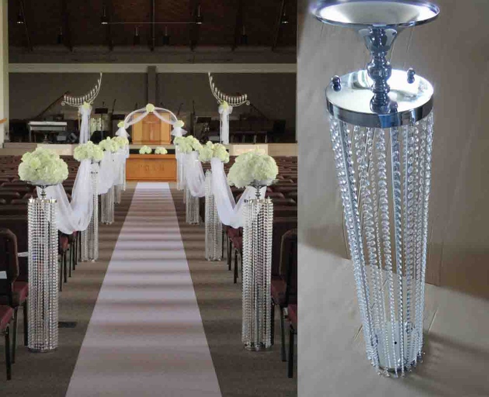 Crystal Wedding Decorations
 Aliexpress Buy 120cm H 20cm W aisle Crystal