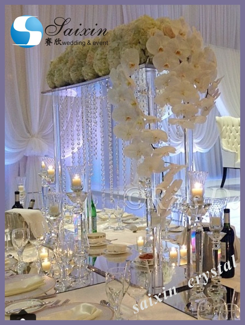 Crystal Wedding Decorations
 New 6 Tiered Crystal Wedding Cake Stand For Wedding
