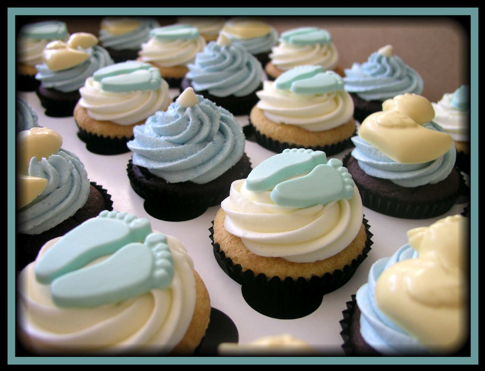 Cupcakes For Baby Shower
 Swirls Cupcakes IT S A BOY Baby Shower Cupcakes
