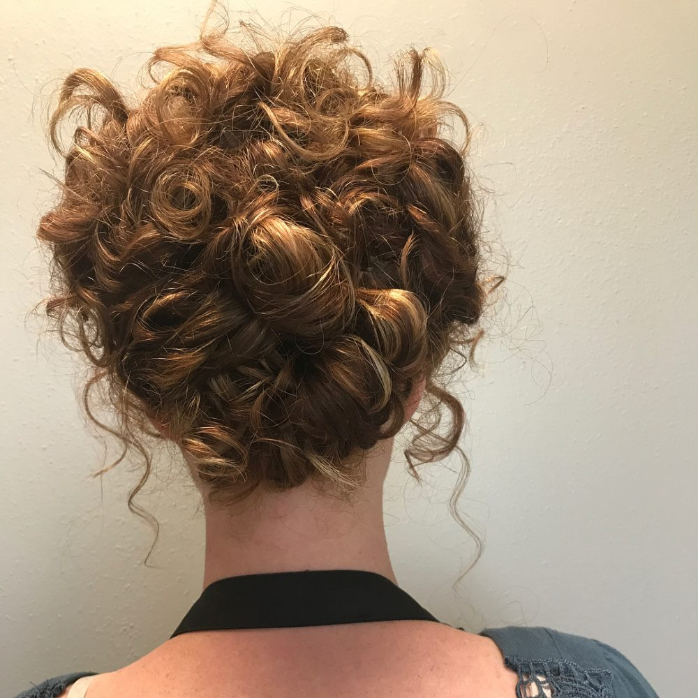Curl Updo Hairstyles
 29 Curly Updos for Curly Hair See These Cute Ideas for 2019