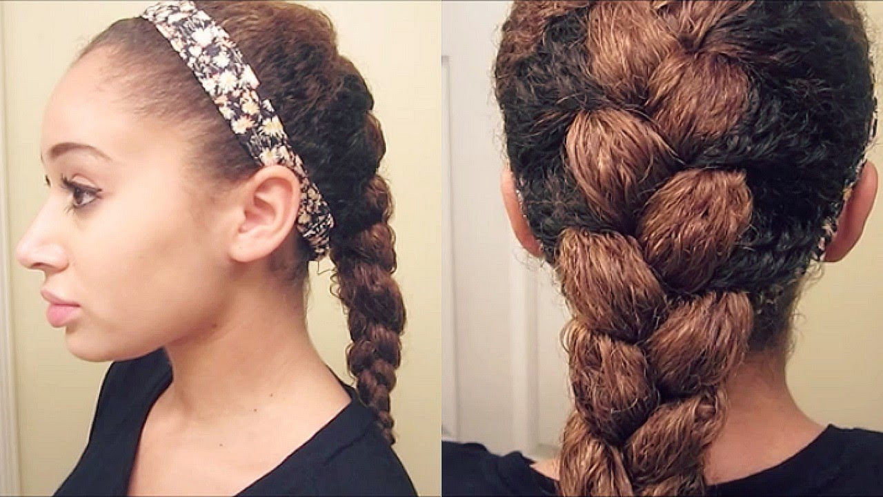 Curls Hairstyles With Braids
 How To French Braid Curly Hair