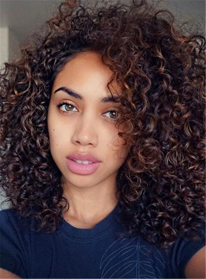 Curly Crochet Braid Hairstyles
 Trendy Long Round Layered Curly Hair Lace Front Synthetic