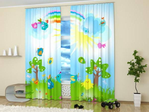 Curtain Kids Room
 Custom Curtains adding digital prints to decorate