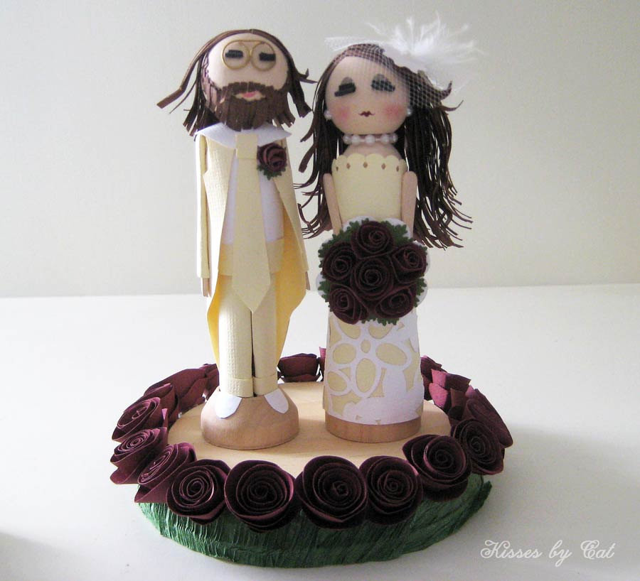 Custom Cake Toppers Wedding
 Custom Wedding Cake Topper