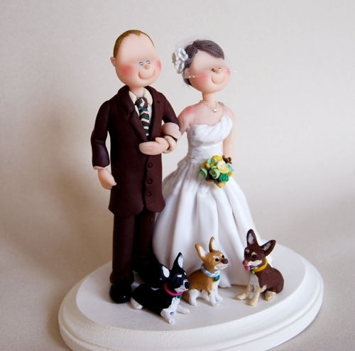 Custom Cake Toppers Wedding
 wedding cake toppers Handmade Wedding Cake Toppers