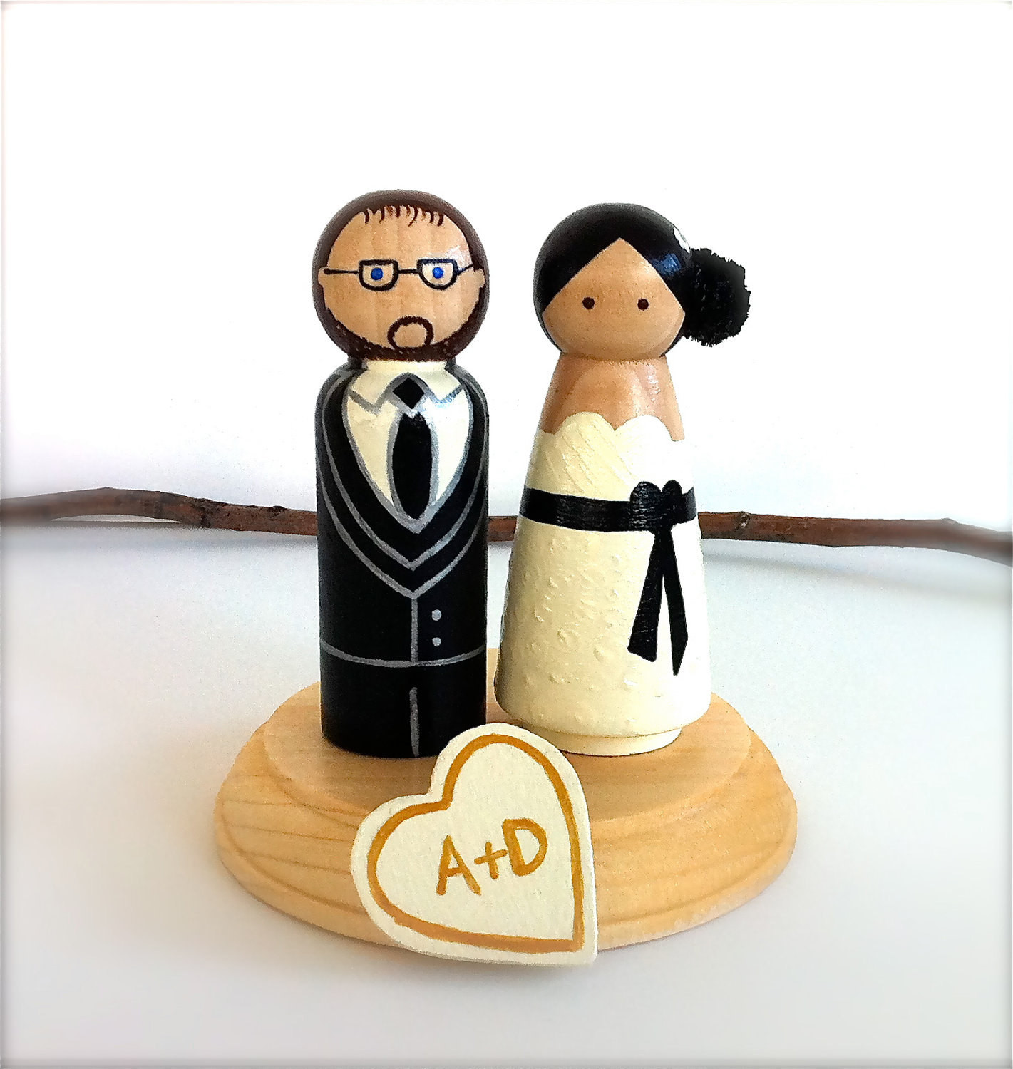 Custom Cake Toppers Wedding
 Custom Wedding Cake Toppers Bride and by CreativeButterflyXOX