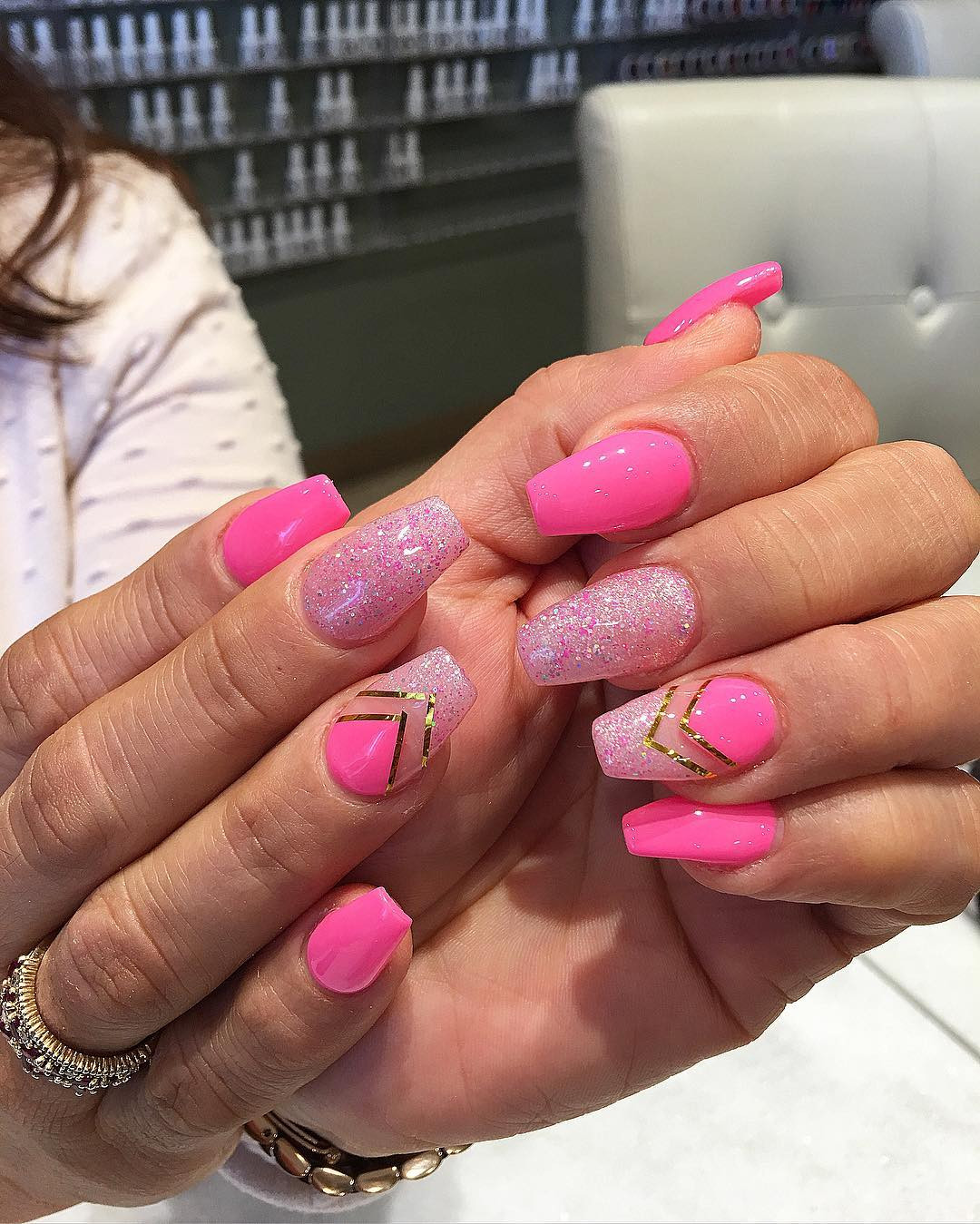 Cute Acrylic Nail Designs Summer
 25 Pink Summer Nail Arts Ideas