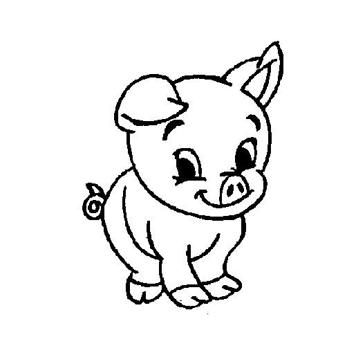 Cute Baby Pig Coloring Pages
 Cute Baby Pig Coloring Pages Pig cartoon coloring pages