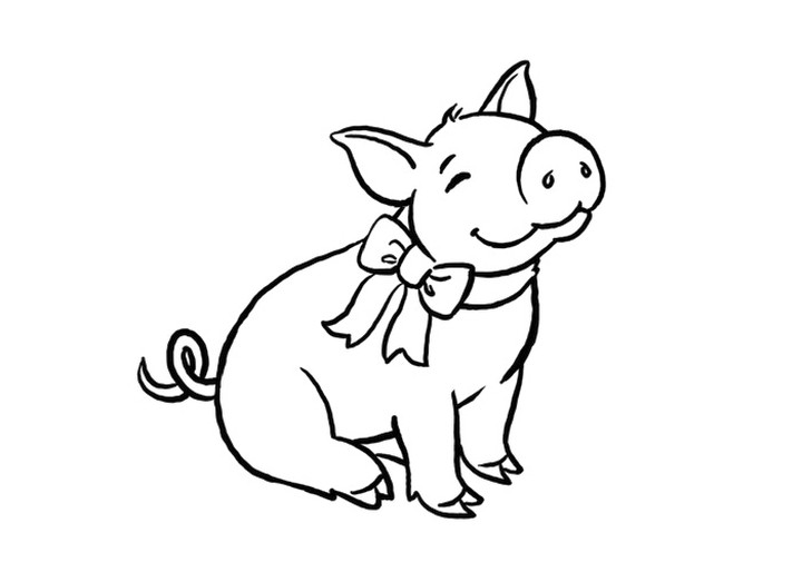 Cute Baby Pig Coloring Pages
 Get This Cute Pig Coloring Pages i57cm