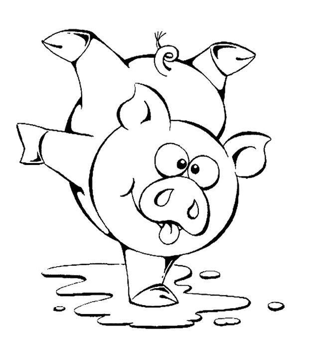 Cute Baby Pig Coloring Pages
 Cute Pig Coloring Pages Sketch Coloring Page