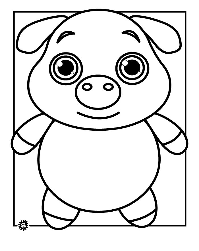 Cute Baby Pig Coloring Pages
 70 Animal Colouring Pages Free Download & Print