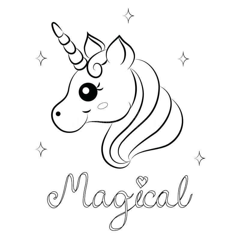Cute Baby Unicorn Coloring Pages
 Baby Unicorn Coloring Pages at GetColorings