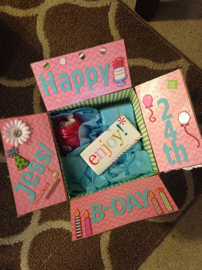 Cute Birthday Gifts For Friends
 Best friend birthday box Decorate the inside of the box