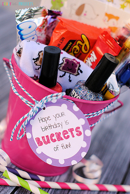 Cute Birthday Gifts For Friends
 Two Fun Birthday Gift Ideas "Buckets of Fun" & Candy