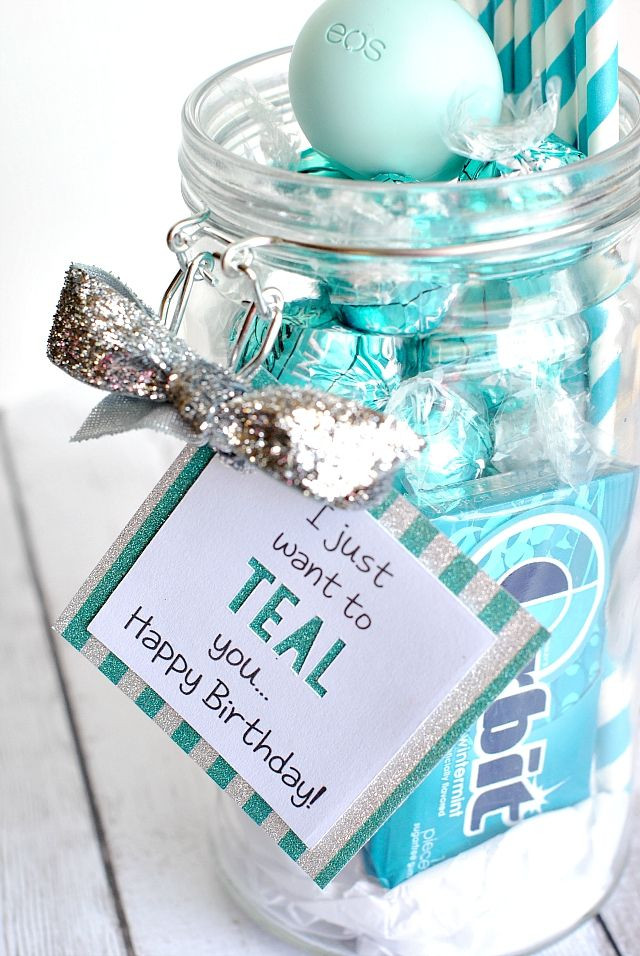 Cute Birthday Gifts For Friends
 Teal Birthday Gift Idea for Friends