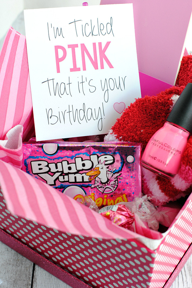 Cute Birthday Gifts For Friends
 Tickled Pink Gift Idea – Fun Squared
