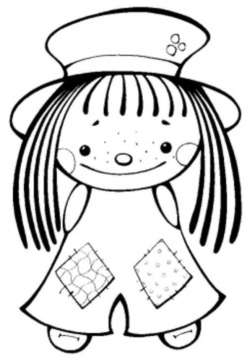 Cute Coloring Pages Of Girls
 Cute Girl Coloring Pages For Kids Disney Coloring Pages