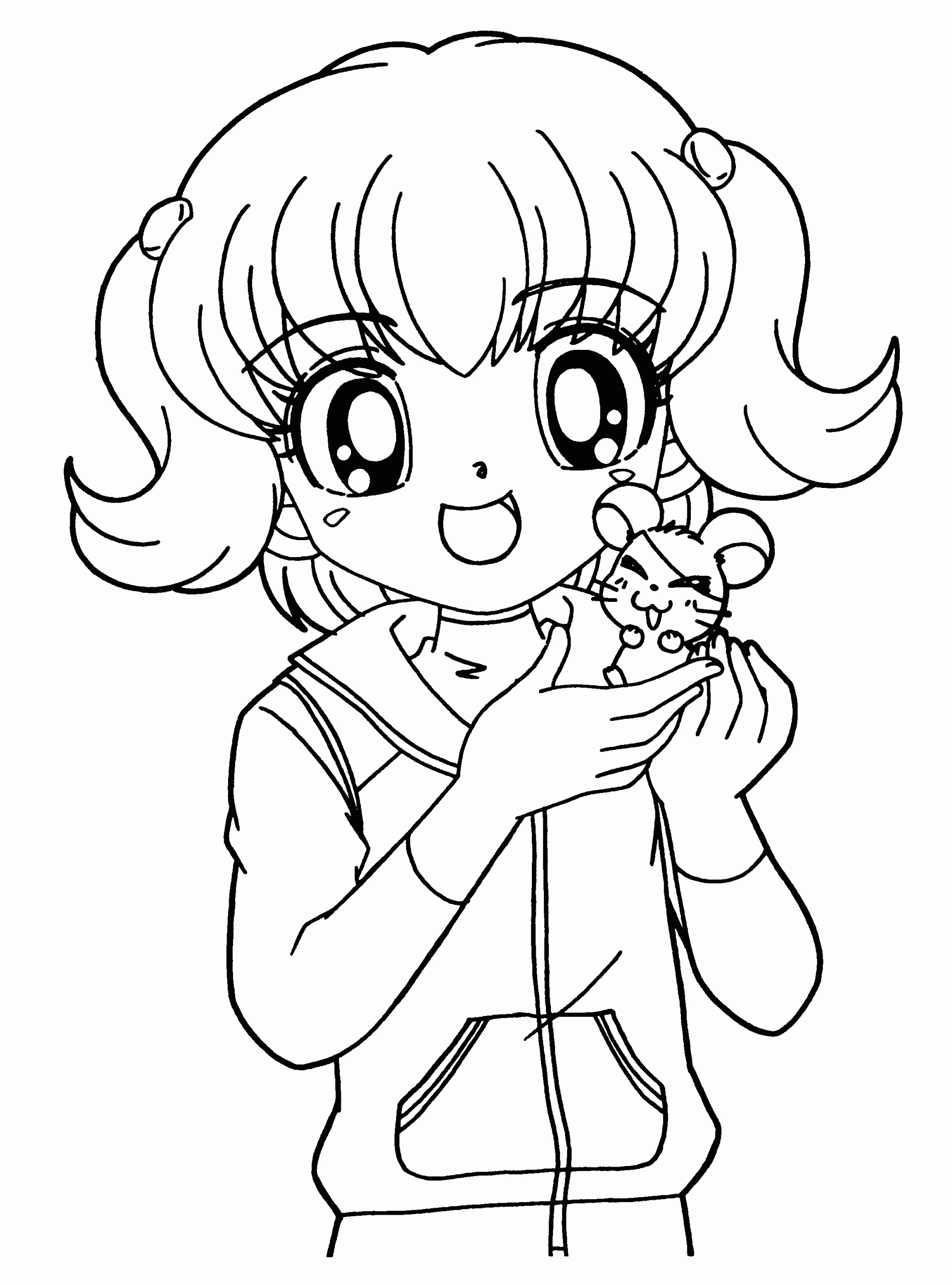 Cute Coloring Pages Of Girls
 Anime Coloring Pages Best Coloring Pages For Kids